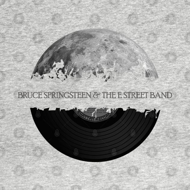 Bruce Springsteen & The E Street Band moon vinyl by hany moon